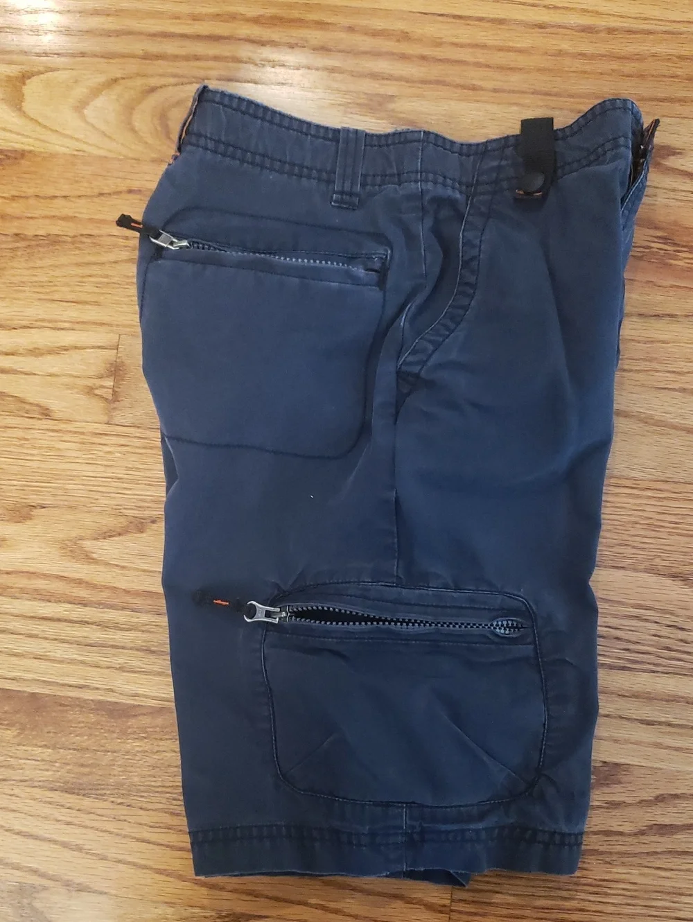 GAP Navy Blue Cargo Shorts With Adjustable Waist Size: 8